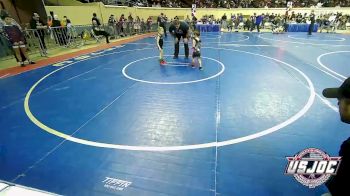 37 lbs Consi Of 8 #2 - Finlee Sellers, Cashion Youth Wrestling vs Austin Baker, Apex