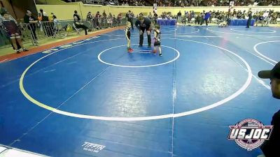 37 lbs Consi Of 8 #2 - Finlee Sellers, Cashion Youth Wrestling vs Austin Baker, Apex