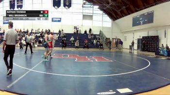 149 lbs 3rd Place Match - Will Brodbeck, Hiram vs Nathan Thomas, Washington & Jefferson