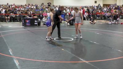 65 kg Rnd Of 16 - Claire DiCugno, Team Tornado Wrestling Club vs Eve Herlyn, Greater Heights Wrestling