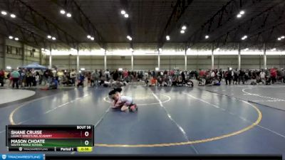 70 lbs Cons. Round 4 - Mason Choate, South Middle School vs Shane Cruise, Legacy Wrestling Acadamy