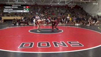 165 lbs Quarterfinal - Wendell Mitchell, Mt. Sac vs Calin Capra, Sacramento City College