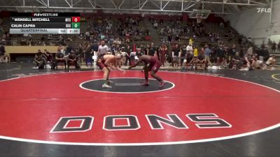 165 lbs Quarterfinal - Wendell Mitchell, Mt. Sac vs Calin Capra, Sacramento City College