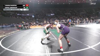 4A Boys 126 lbs Semifinal - Jesse Landtroop, Sweet Home Boys vs Charlie Morton, Marshfield Boys