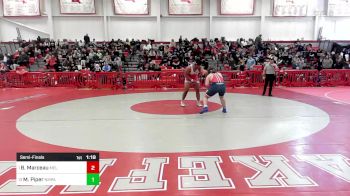 285 lbs Semifinal - Braden Marceau, Melrose vs Mathew Piper, North Middlesex