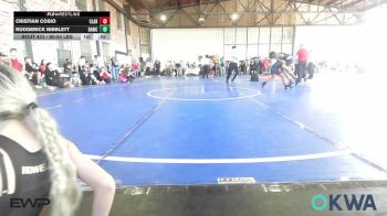 80-84 lbs Rr Rnd 3 - Cristian Cosio, Claremore Wrestling Club vs Rodgerick Nibblett, Broken Arrow Wrestling Club