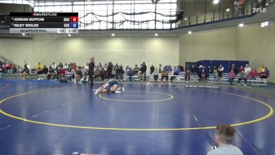 138 lbs Quarterfinal - Riley Weiler, Iowa Lakes CC vs Jordan Buffum, Iowa Central Community College