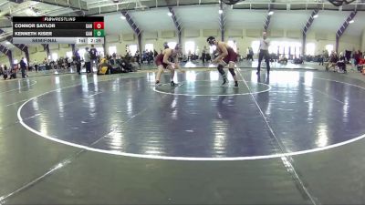 149 lbs Semifinal - Kenneth Kiser, Gannon-Attached vs Connor Saylor, Gannon-Attached