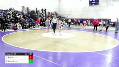 113 lbs Consi Of 8 #2 - Omar Asfour, Lodi vs Alec Murado, Demarest