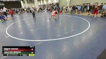 126 lbs 5th Place Match - Riddick Variano, Illinois vs Sebastian Serrano, Mustang Wrestling Club