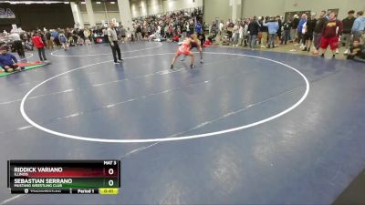 126 lbs 5th Place Match - Riddick Variano, Illinois vs Sebastian Serrano, Mustang Wrestling Club