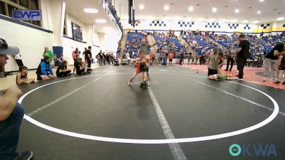 43 lbs Consi Of 4 - Keaton Holcomb, Tahlequah Wrestling Club vs Cayden Robertson, Wagoner Takedown Club