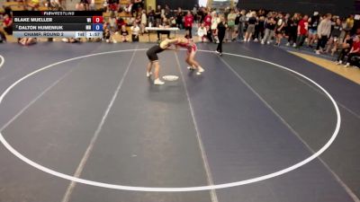 157 lbs Champ. Round 2 - Blake Mueller, WI vs Dalton Humeniuk, MN