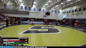 126 lbs 3rd Place Match - Kolby Williams, Cheyenne East vs Barrett Eichenberger, Torrington