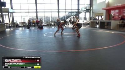 120 lbs Round 5 - Chase Williams, Iowa City Wrestling Club vs Zander Youngblut, IAWC