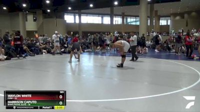 165 lbs Round 2 Champ & Wb (32 Team) - Waylon White, CIAW vs Harrison Caputo, BHWC/Duval Elite