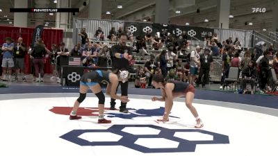 Senior Women Freestyle FS - 50 lbs Cons. Round 1 - Kaitlyn Moreno, California vs Celia Esquivel, California