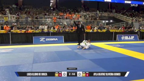 Ayla Beatriz Oliveira Gomes vs Luiza Illidio De Souza 2025 Pan Kids Jiu-Jitsu IBJJF Championship