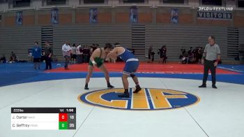 222 lbs Quarterfinal - Justin Darter, Bakersfield vs Charles Geffroy, Poway
