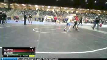 92 lbs Cons. Round 4 - Aj Thomas, Newberg Mat Club vs Levi Olsen, Team Umpqua Wrestling