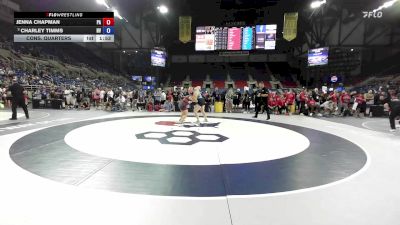 207 lbs Cons. Quarters - Jenna Chapman, PA vs Charley Timms, NV