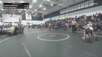 157 lbs Cons. Round 4 - Austin Faggionato, Lancers WC vs Wyatt Greenwell, Lancers WC