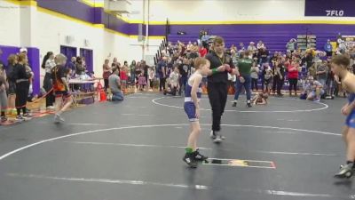 80 lbs Quarterfinal - Lucan Stellwagen, Eastside Youth Wrestling vs Hayden Landers, Dorman