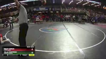 2A 126 lbs Champ. Round 1 - Silas Mantero, Winter Springs vs Riley Girgis, Middleburg