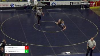 107 lbs Quarterfinal - Carter Wharton, Bedford vs Gunnar Maciejewski, Berks Catholic