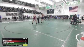 165 lbs Cons. Round 4 - Brock Hanes, La Quinta vs Anthony Perez, Montclair