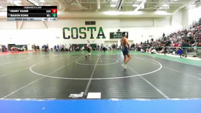 157 lbs Champ. Round 2 - Mason Kong, Millikan vs Henry Egami, Valencia/Valencia