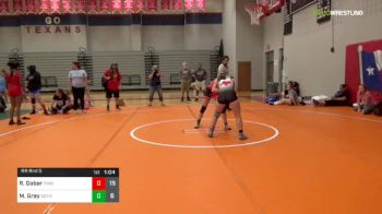 119 lbs Rr Rnd 5 - Rachel Gober, Texans Black Ladies vs Mady Gray, Sisters On The Mat