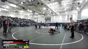 155 lbs Champ. Round 3 - Jasmine Gonzalez, Westminster vs Leslie Fermin, Bell Gardens