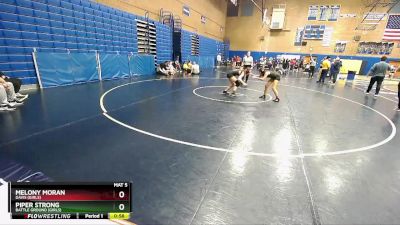 115lbs Cons. Round 4 - Melony Moran, Davis (Girls) vs Piper Strong, Battle Ground (Girls)