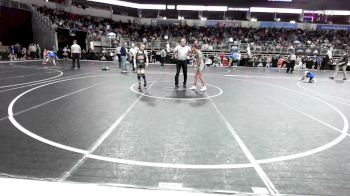 82 lbs Semifinal - Kinley Credeur, Jr. Spartans vs Madalyn Beasley, King Select Wr Ac