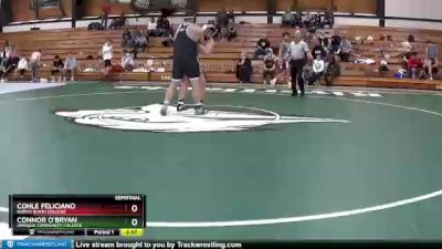 285 lbs Semifinal - Cohle Feliciano, North Idaho College vs Connor O`Bryan, Umpqua Community College