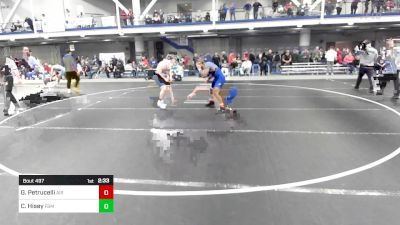 165 lbs Round Of 16 - Giano Petrucelli, Air Force Academy vs Chris Hisey, F&m