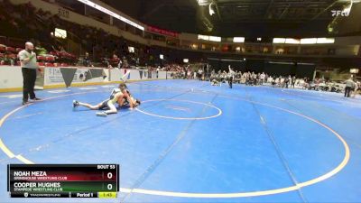 125 lbs Semifinal - Cooper Hughes, Stampede Wrestling Club vs Noah Meza, Grindhouse Wrestling Club