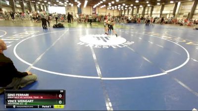 76 lbs Rd# 6- 9:00am Saturday Final Pool - Gino Ferrari, Great Neck WC National Team vs Vince Weingart, Westshore D.S