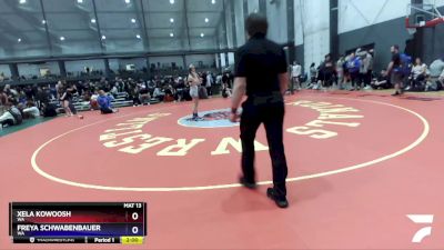 127 lbs Cons. Round 1 - Xela Kowoosh, WA vs Freya Schwabenbauer, WA