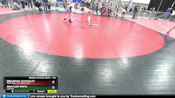 110 lbs Cons. Round 1 - Braylen Mayo, Oregon vs Benjiman Schooley, Team Real Life Wrestling