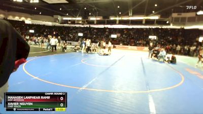 150 lbs Champ. Round 2 - Manaseh Lanphear Ramirez, East Jefferson vs Xavier Nguyen, Chief Sealth