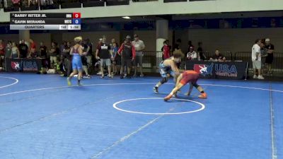 115 lbs Quarters - Barry Ritter Jr., Hurricane Wrestling Academy vs Gavin Meranda, Warrior Regional Training Center