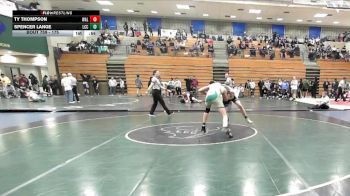 175 lbs Cons. Round 4 - Spencer Lange, La Costa Canyon vs Ty Thompson, Walnut