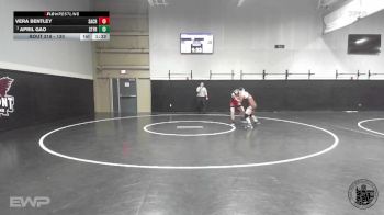 130 lbs Quarterfinal - April Gao, St Francis vs Vera Bentley, Santa Cruz