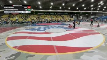 118 lbs 7th Place Match - Avery Rosecrans, Camel Kids Wrestling vs Raelynn Biel, Dakota Boyz Wrestling Club