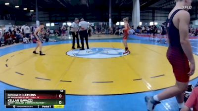 95 lbs Round 4 (6 Team) - Kellan Gavazzi, NORTH CAROLINA WRESTLING FACTORY vs Bridger Clemons, RICHMOND WRESTLING CLUB