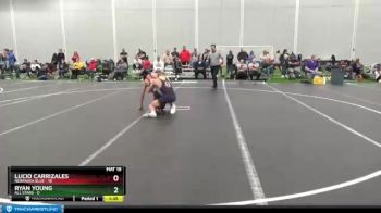 120 lbs Round 1 (8 Team) - Lucio Carrizales, Nebraska Blue vs Ryan Young, All Stars