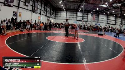 106 lbs Round 1 (6 Team) - Charlie Flythe, CAPITAL CITY WRESTLING CLUB vs Chase Collier, PIT BULL WRESTLING ACADEMY