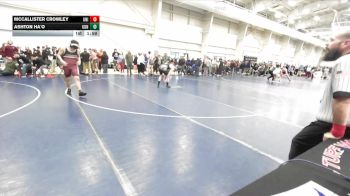 190 lbs Quarterfinal - McCallister Crowley, Union vs Ashton Ha`o, Gunnison Valley